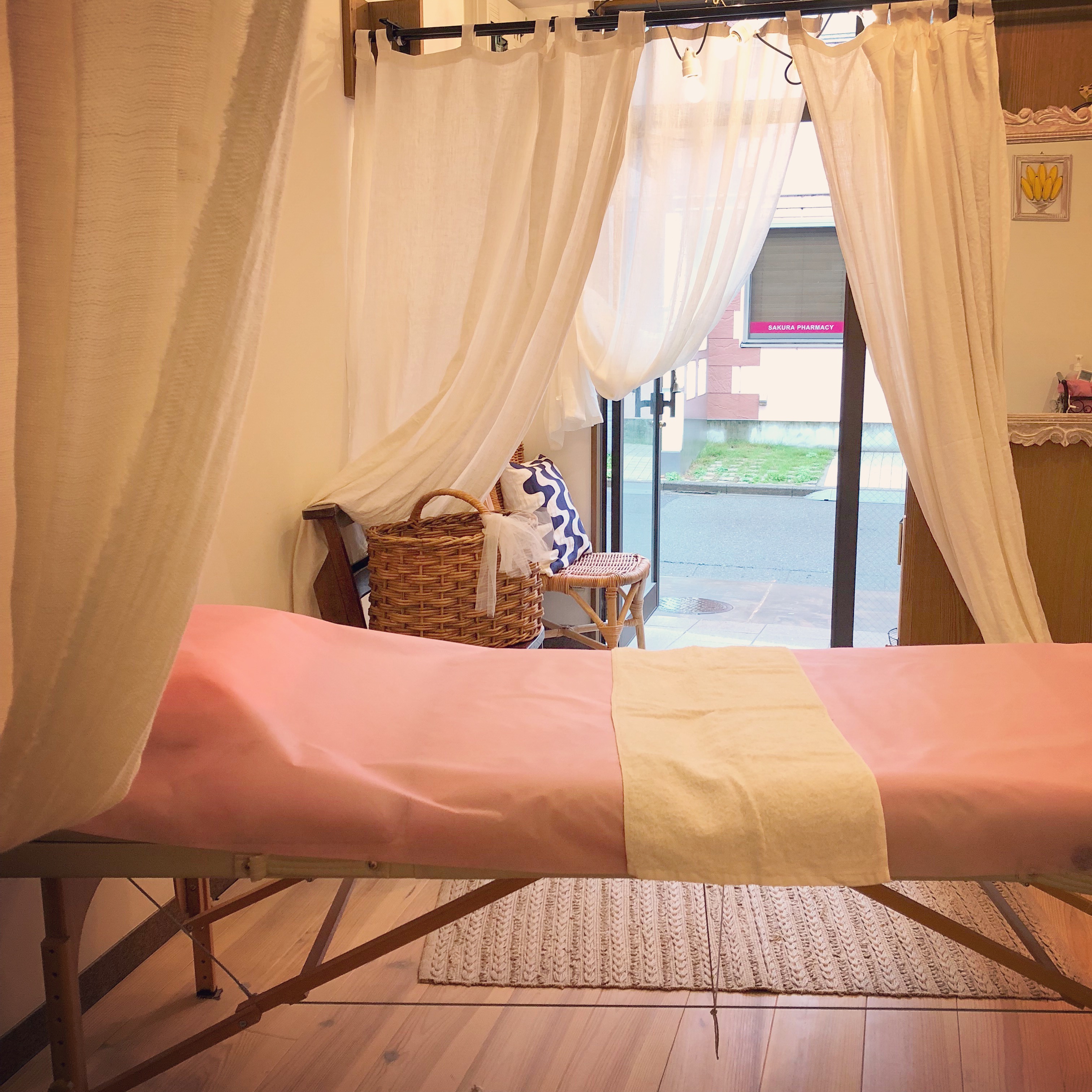 東京世田谷のシュガーリング専門サロンモレーナの施術ルーム